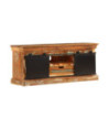 Comodă TV, 110 x 30 x 45 cm, lemn reciclat, cu aspect antichizat - WOODBB597