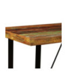 Masă bar industrial, din lemn masiv reciclat, dreptunghiulară, 120 x 60 x 107 cm Masă bar industrial, din lemn masiv reciclat, dreptunghiulară, 120 x 60 x 107 cm