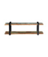 Comodă TV, 130 x 40 x 40 cm, lemn reciclat, cu aspect industrial - WOODBB600 Comodă TV, 130 x 40 x 40 cm, lemn reciclat, cu aspect industrial - WOODBB600