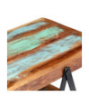 Comodă TV cu picioare, aspect vintage, din lemn masiv reciclat, 160 x 40 x 50 cm, handmade