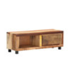 Comodă TV, 100 x 30 x 33 cm, lemn reciclat, cu aspect vintage - WOODBB602