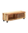 Comodă TV, 100 x 30 x 33 cm, lemn reciclat, cu aspect vintage - WOODBB602