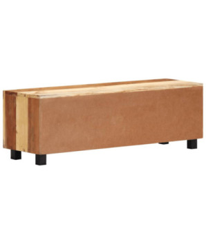 Comodă TV, 100 x 30 x 33 cm, lemn reciclat, cu aspect vintage - WOODBB602