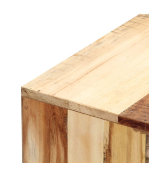 Comodă TV, 100 x 30 x 33 cm, lemn reciclat, cu aspect vintage - WOODBB602
