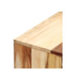 Comodă TV, 100 x 30 x 33 cm, lemn reciclat, cu aspect vintage - WOODBB602
