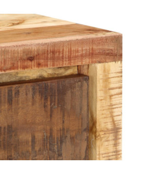 Comodă TV, 100 x 30 x 33 cm, lemn reciclat, cu aspect vintage - WOODBB602