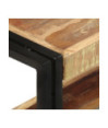 Comodă TV, 90x30x40 cm, lemn reciclat, cu aspect vintage - WOODBB606