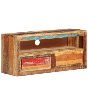Comodă TV, 88x30x40 cm, lemn reciclat - WOODBB611