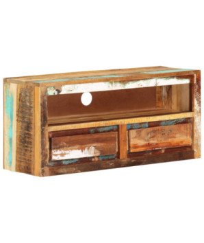 Comodă TV, 88x30x40 cm, lemn reciclat - WOODBB611