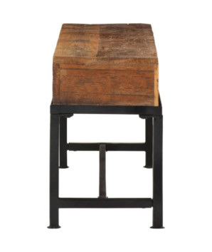 Comodă TV, 110x30x46 cm, lemn reciclat - WOODBB613