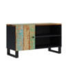 Dulap TV, 80x33x46 cm, lemn reciclat&lemn prelucrat - WOODBB614
