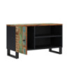 Dulap TV, 80x33x46 cm, lemn reciclat&lemn prelucrat - WOODBB614