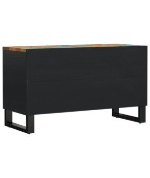 Dulap TV, 80x33x46 cm, lemn reciclat&lemn prelucrat - WOODBB614