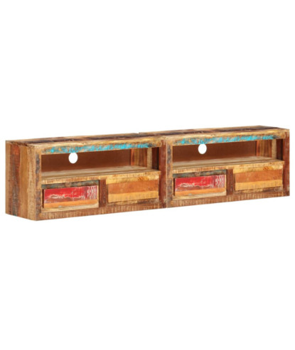Comode TV, 2 buc., 88x30x40 cm, lemn reciclat - WOODBB617