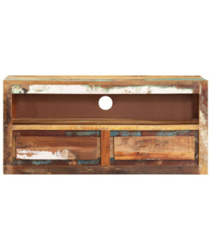 Comode TV, 2 buc., 88x30x40 cm, lemn reciclat - WOODBB617
