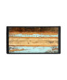 Masă de bucătărie pentru 4 persoane, aspect vintage, din lemn masiv reciclat, dreptunghiulară, 118 x 60 x 76 cm Masă de bucătărie pentru 4 persoane, aspect vintage, din lemn masiv reciclat, dreptunghiulară, 118 x 60 x 76 cm