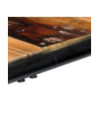 Masă de bucătărie pentru 4 persoane, aspect vintage, din lemn masiv reciclat, dreptunghiulară, 118 x 60 x 76 cm Masă de bucătărie pentru 4 persoane, aspect vintage, din lemn masiv reciclat, dreptunghiulară, 118 x 60 x 76 cm