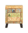 Noptieră, 40 x 30 x 50 cm, lemn reciclat, cu aspect vintage - WOODBB623 Noptieră, 40 x 30 x 50 cm, lemn reciclat, cu aspect vintage - WOODBB623