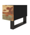 Noptieră, 50x33x62 cm, lemn reciclat și lemn prelucrat, cu aspect industrial - WOODBB627 Noptieră, 50x33x62 cm, lemn reciclat și lemn prelucrat, cu aspect industrial - WOODBB627