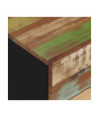 Noptieră, 50x33x60 cm, lemn reciclat și lemn prelucrat, cu aspect industrial - WOODBB628
