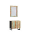 Set mobilier de baie, 2 piese, lemn reciclat - WOODBB630 Set mobilier de baie, 2 piese, lemn reciclat - WOODBB630