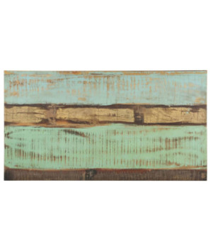Măsuță de cafea, 110x60x35 cm, lemn reciclat, cu aspect rustic - WOODBB633