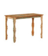Masă de bucătărie, 110x52x76 cm, lemn reciclat - WOODBB639 Masă de bucătărie, 110x52x76 cm, lemn reciclat - WOODBB639