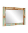 Oglindă, 70x50 cm, lemn reciclat și sticlă, cu aspect rustic - WOODBB660 Oglindă, 70x50 cm, lemn reciclat și sticlă, cu aspect rustic - WOODBB660