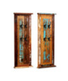 Cuier, 2 buc., 38x100 cm, lemn reciclat, cu aspect vintage - WOODBB662 Cuier, 2 buc., 38x100 cm, lemn reciclat, cu aspect vintage - WOODBB662