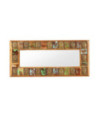 Oglindă cu placare Buddha, 110x50 cm, lemn reciclat - WOODBB668 Oglindă cu placare Buddha, 110x50 cm, lemn reciclat - WOODBB668