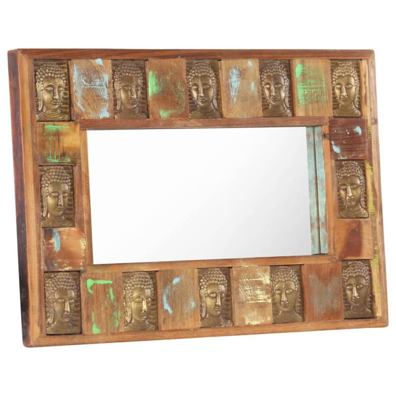 Servantă plăci Buddha, 80 x 50 cm, lemn reciclat - WOODBB669