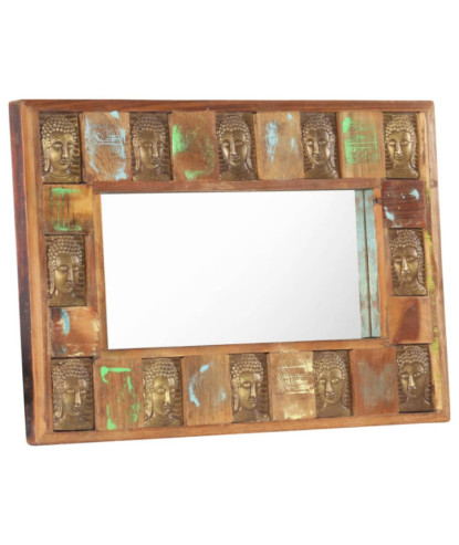 Servantă plăci Buddha, 80 x 50 cm, lemn reciclat - WOODBB669