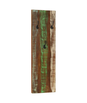 Cuier de haine de perete 2 buc. 36x3x110 cm lemn reciclat, cu aspect vintage - WOODBB673