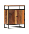Dulap lateral, 60 x 35 x 76 cm, lemn reciclat și oțel - WOODBB83 Dulap lateral, 60 x 35 x 76 cm, lemn reciclat și oțel - WOODBB83