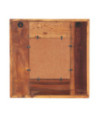 Oglindă placare Buddha, 50 x 50 cm, lemn reciclat - WOODBB678 Oglindă placare Buddha, 50 x 50 cm, lemn reciclat - WOODBB678