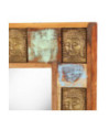 Oglindă placare Buddha, 50 x 50 cm, lemn reciclat - WOODBB678 Oglindă placare Buddha, 50 x 50 cm, lemn reciclat - WOODBB678