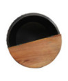 Măsuță cafea vintage, din lemn masiv reciclat, rotundă, 53 x 43 cm, handmade Măsuță cafea vintage, din lemn masiv reciclat, rotundă, 53 x 43 cm, handmade
