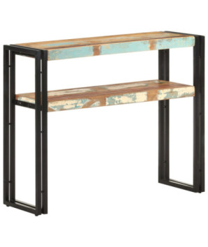 Masă consolă, 90x30x75 cm, lemn reciclat - WOODBB714