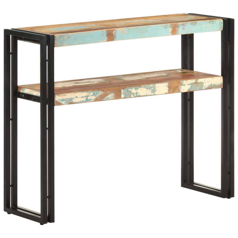 Masă consolă, 90x30x75 cm, lemn reciclat - WOODBB714 Masă consolă, 90x30x75 cm, lemn reciclat - WOODBB714