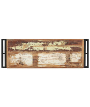 Masă consolă, 90x30x75 cm, lemn reciclat - WOODBB714