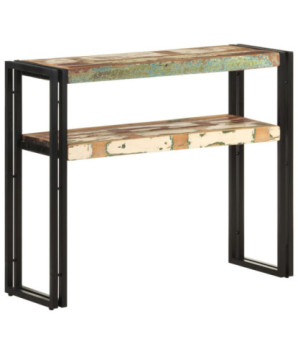 Masă consolă, 90x30x75 cm, lemn reciclat - WOODBB714