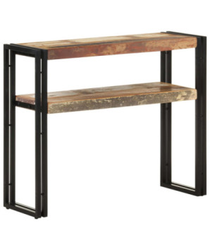 Masă consolă, 90x30x75 cm, lemn reciclat - WOODBB714