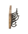 Cuier de hol cu 5 cârlige, 100x2,5x15 cm, lemn reciclat - WOODBB725