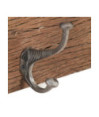 Cuier de hol cu 5 cârlige, 100x2,5x15 cm, lemn reciclat - WOODBB725