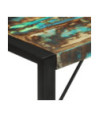 Masă de bucătărie pentru 4 persoane, aspect vintage, din lemn masiv reciclat, dreptunghiulară, 120 x 55 x 76 cm Masă de bucătărie pentru 4 persoane, aspect vintage, din lemn masiv reciclat, dreptunghiulară, 120 x 55 x 76 cm