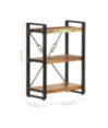 Bibliotecă cu aspect industrial, din lemn masiv reciclat, cu 3 rafturi, 60 x 30 x 80 cm, handmade Bibliotecă cu aspect industrial, din lemn masiv reciclat, cu 3 rafturi, 60 x 30 x 80 cm, handmade
