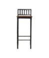 Scaune masă bar culoare mixtă, aspect rustic, din lemn masiv reciclat, fără spătar, 4 buc. Scaune masă bar culoare mixtă, aspect rustic, din lemn masiv reciclat, fără spătar, 4 buc.