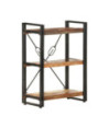 Bibliotecă cu aspect industrial, din lemn masiv reciclat, cu 3 rafturi, 60 x 30 x 80 cm, handmade Bibliotecă cu aspect industrial, din lemn masiv reciclat, cu 3 rafturi, 60 x 30 x 80 cm, handmade