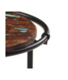 Mese suprapuse, 3 buc., lemn reciclat - WOODBB729 Mese suprapuse, 3 buc., lemn reciclat - WOODBB729