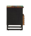 Noptieră, aspect industrial, din lemn masiv reciclat, cu 1 sertar și 1 compartiment, 40x33x46 cm, handmade Noptieră, aspect industrial, din lemn masiv reciclat, cu 1 sertar și 1 compartiment, 40x33x46 cm, handmade